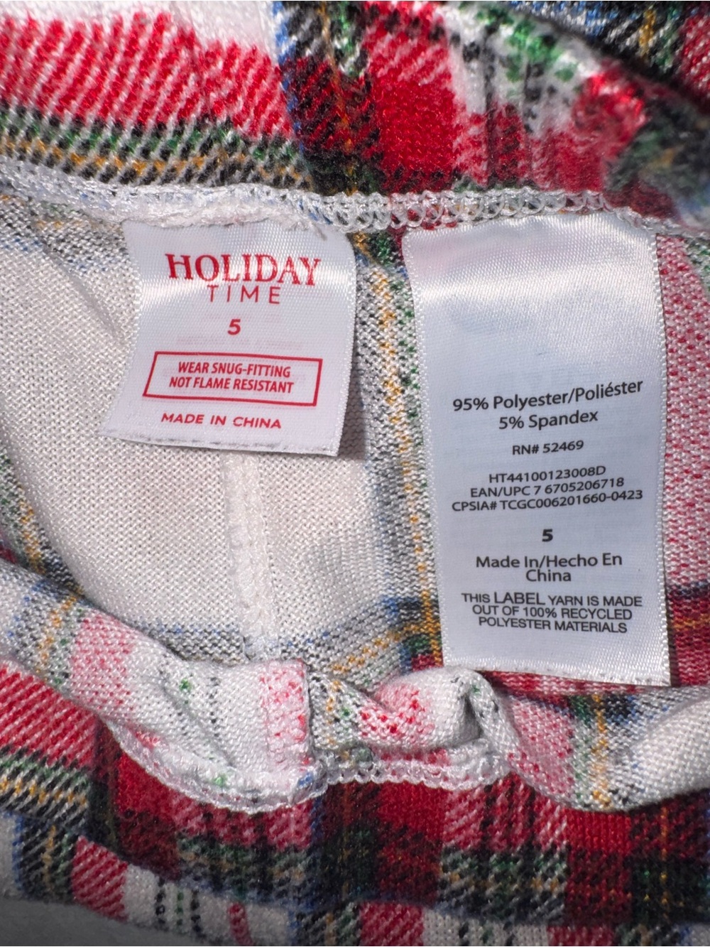 Holiday Time Red Green Plaid Cozy Throw